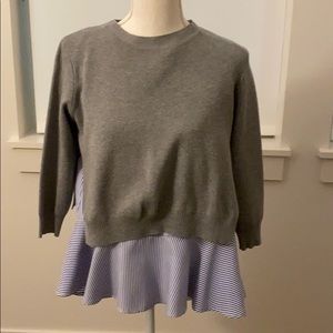 Gray sweater